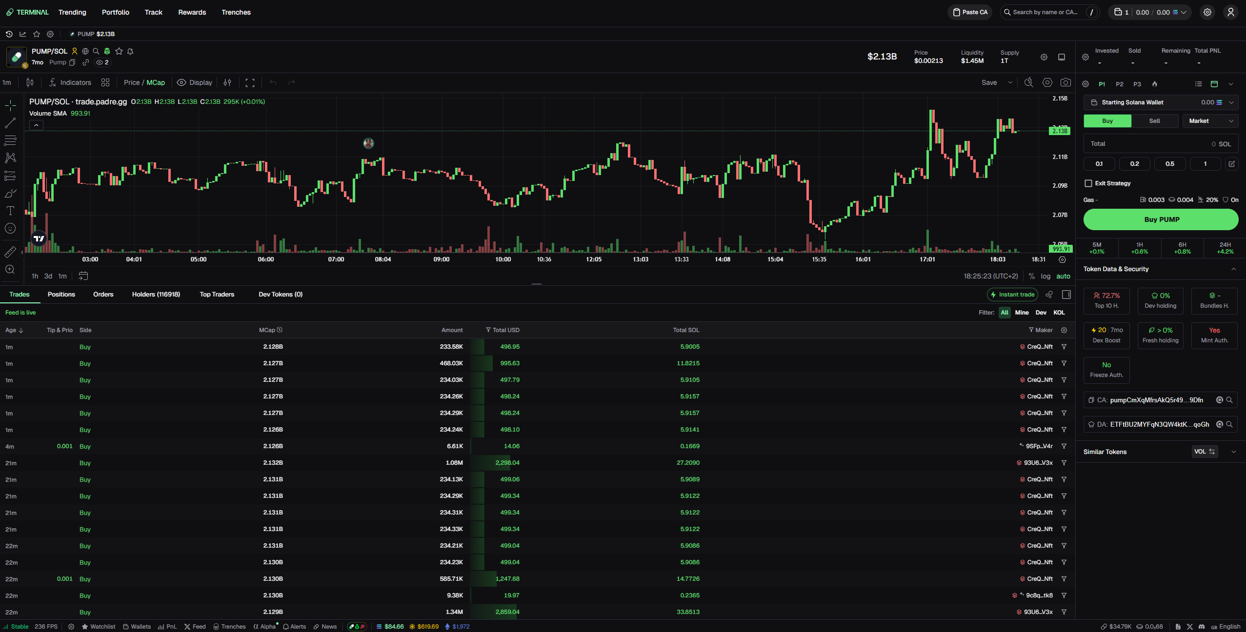Terminal Web App View 2026